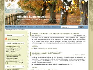 Thumbnail do site Atitudes Sustentáveis