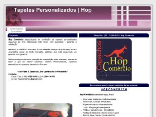 Thumbnail do site Hop Comrcio - Tapetes Personalizados