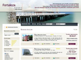 Thumbnail do site Hotéis Fortaleza - Reservas Online