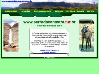 Thumbnail do site Pousada Barcelos - Serra da Canastra