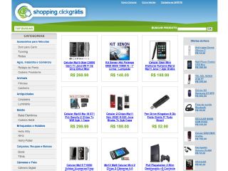 Thumbnail do site Click Grtis Shopping