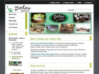 Thumbnail do site Belas Artes Mveis Decoraes