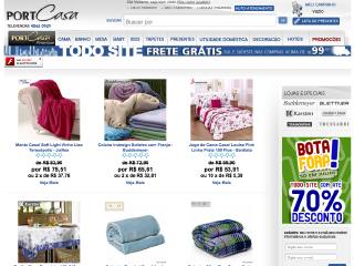 Thumbnail do site PortCasa - Loja de Cama Mesa e Banho