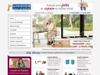 Thumbnail do site Unidos Self Storage - Armazenagem, Guarda movis