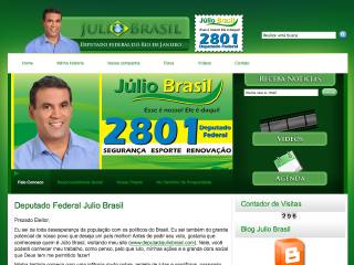 Thumbnail do site Deputado Federal Julio Brasil