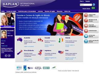 Thumbnail do site Kaplan International Colleges