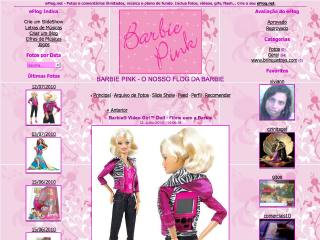Thumbnail do site Barbie Pink - O nosso flog da Barbie