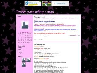 Thumbnail do site Blog da Kelly - Frases para Orkut e MSN