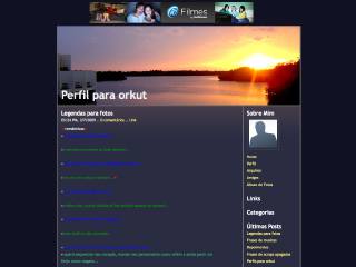 Thumbnail do site Blog da Larah - Perfil para Orkut
