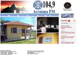 Thumbnail do site Rdio Arraiana FM 104,9