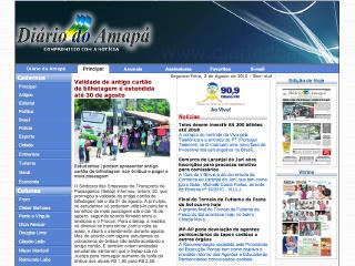 Thumbnail do site Diário do Amapá
