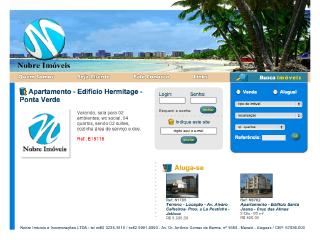Thumbnail do site Nobre Imóveis e Incorporações