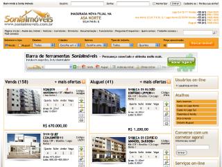 Thumbnail do site Sonia Imóveis
