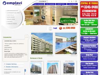 Thumbnail do site Emplavi Realizações Imobiliárias