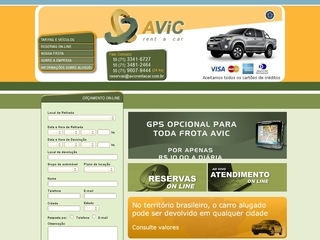 Thumbnail do site Avic Rent a Car