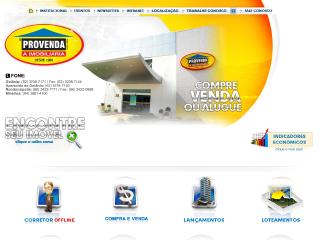 Thumbnail do site Provenda Imobiliária