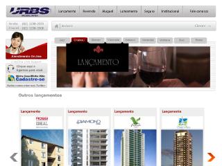 Thumbnail do site URBS Imobiliária