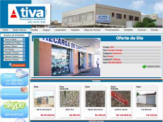 Thumbnail do site Ativa Virtual - Assessoria Imobiliria