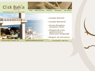 Thumbnail do site Click Bahia Rent a Car