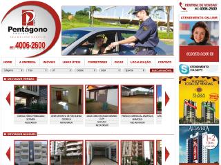 Thumbnail do site Pentágono Lançamentos Imobiliários