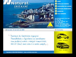 Thumbnail do site Natural - rent a car