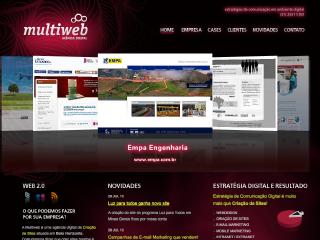 Thumbnail do site Multiweb - Criao de Sites