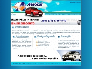 Thumbnail do site Aerocar Rent a Car