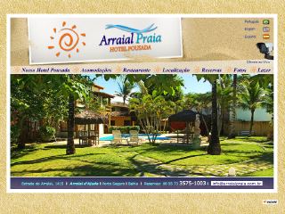 Thumbnail do site Arraial Praia Hotel Pousada