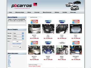 Thumbnail do site Pbcarros.com