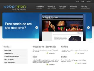 Thumbnail do site Weber Mori - Web Designer