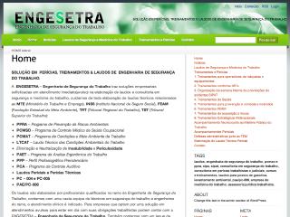 Thumbnail do site Engesetra - Consultoria em Segurana do Trabalho