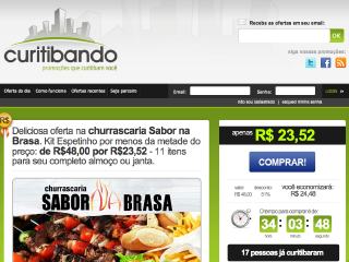 Thumbnail do site Curitibando - Compra coletiva em Curitiba