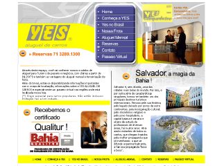 Thumbnail do site YES Aluguel de carros - Salvador