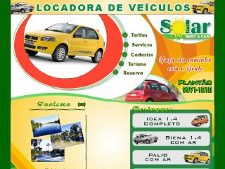 Thumbnail do site Solar Locadora de Veiculos