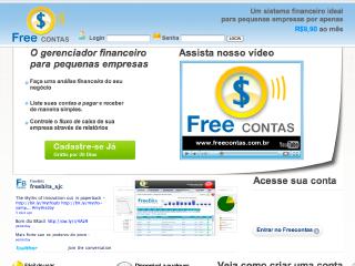 Thumbnail do site FreeContas - Totalmente On line