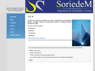 Thumbnail do site SoreiedeM Engenharia de Avaliações e Custos