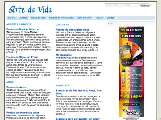 Thumbnail do site Arte da Vida - Frases e Mensagens