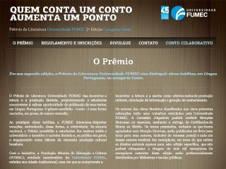 Thumbnail do site Prmio de Literatura Fumec