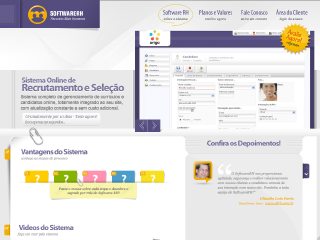 Thumbnail do site SoftwareRH - Sistema de recrutamento e seleo