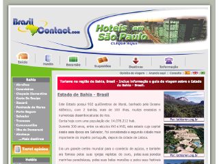 Thumbnail do site Turismo em Bahia - Brasil Contact