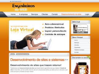 Thumbnail do site Engenheiros da Web