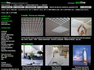 Thumbnail do site Metalline