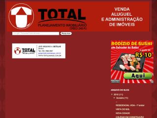 Thumbnail do site Total Imobiliária