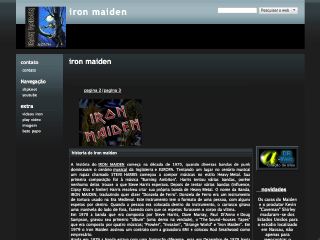 Thumbnail do site Iron Maiden