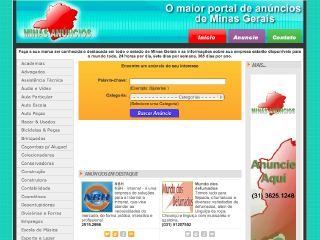 Thumbnail do site Minas Anncios