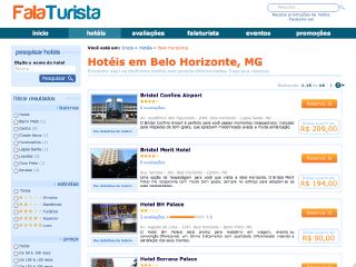 Thumbnail do site Reserva de Hotel em Belo Horizonte - FalaTurista