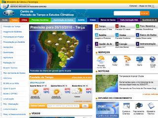 Thumbnail do site CPTEC - Centro de Previso de Tempo e Estudos Climticos