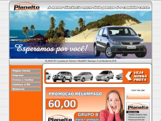 Thumbnail do site Planalto Locadora de Veculos