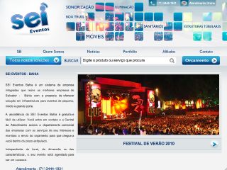 Thumbnail do site SEI Eventos 