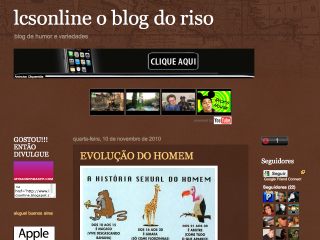 Thumbnail do site lcsonline - o blog do riso